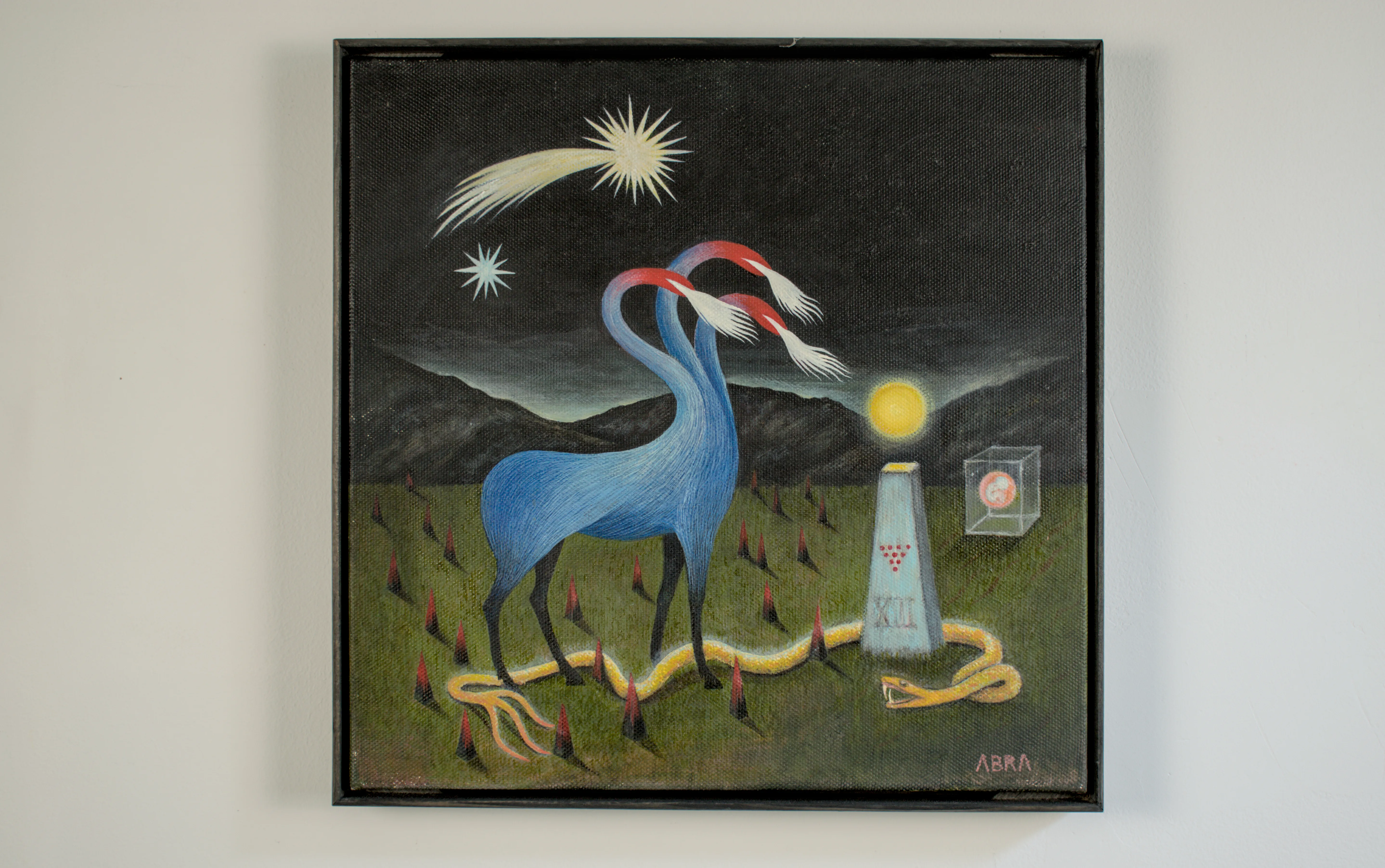 Image of Recurrence by ABRA, size: 40x40cm, made of Acrylic on canvas, Painting medium, from Lviv, priced at $650 Photo 2 of 6.