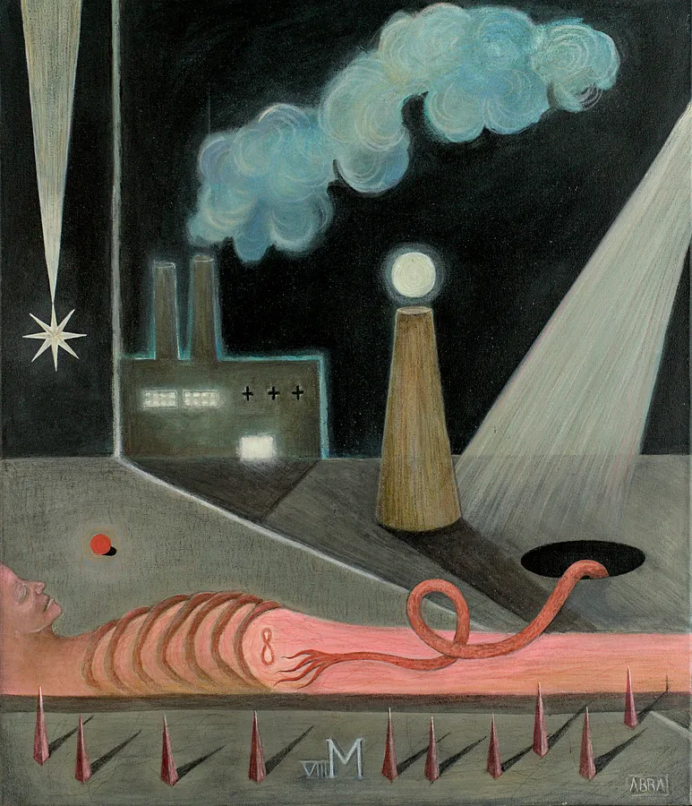 Image of Night by ABRA, size: 65 x 55 cm, Painting medium, from Lviv, priced at $420 Photo 1 of 4.