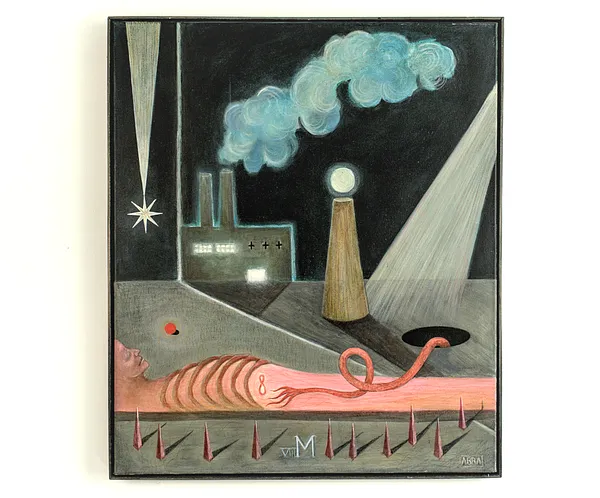 Image of Night by ABRA, size: 65 x 55 cm, Painting medium, from Lviv, priced at $420 Photo 4 of 4.