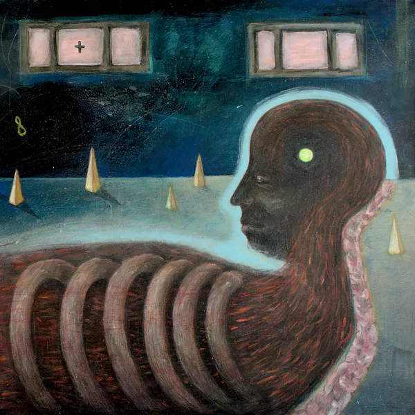 Image of Numb  by ABRA, size: 100x65cm, made of Acrylic on canvas, Painting medium, from Lviv, part of the Architecture of presence series, priced at $750 (≈ 33,929 грн)
