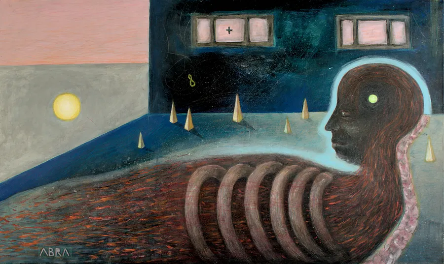 Image of Numb by ABRA, size: 100x65cm, made of Acrylic on canvas, Painting medium, from Lviv, priced at $650 Photo 1 of 9.
