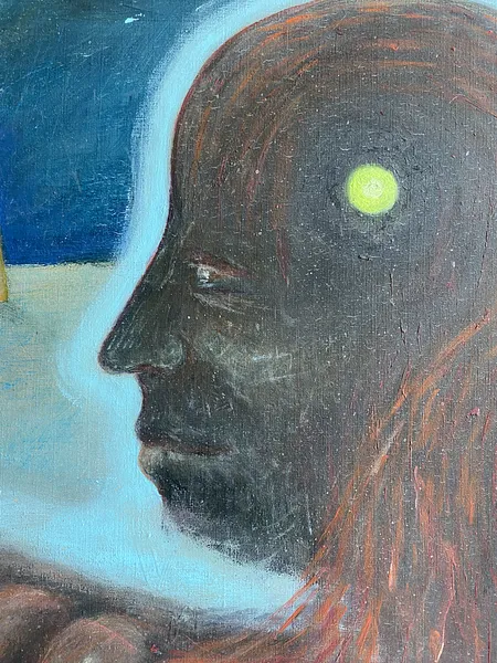 Image of Numb by ABRA, size: 100x65cm, made of Acrylic on canvas, Painting medium, from Lviv, priced at $650 Photo 4 of 9.