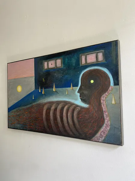 Image of Numb by ABRA, size: 100x65cm, made of Acrylic on canvas, Painting medium, from Lviv, priced at $650 Photo 7 of 9.
