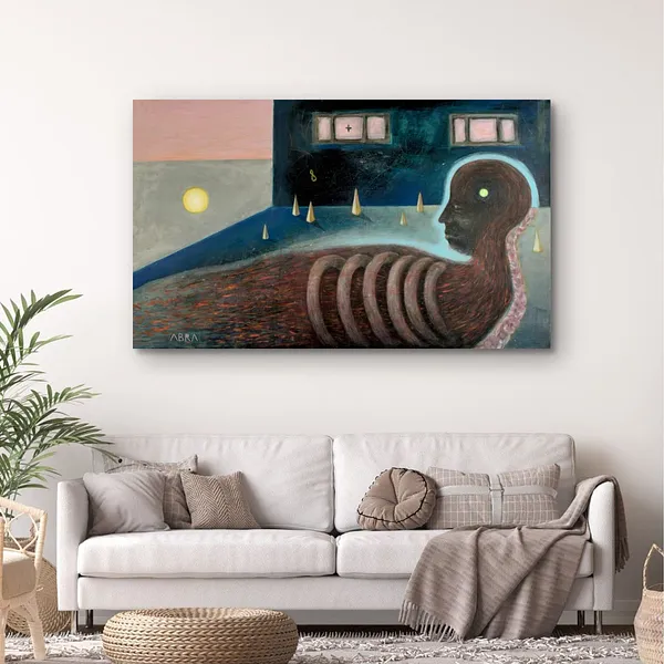 Image of Numb by ABRA, size: 100x65cm, made of Acrylic on canvas, Painting medium, from Lviv, priced at $650 Photo 9 of 9.