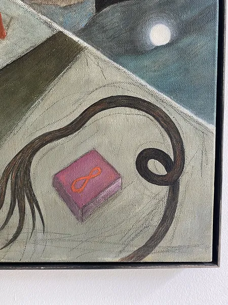 Image of Entry by ABRA, size: 75x40cm, made of Acrylic on canvas, Painting medium, from Lviv, priced at $390 Photo 2 of 8.
