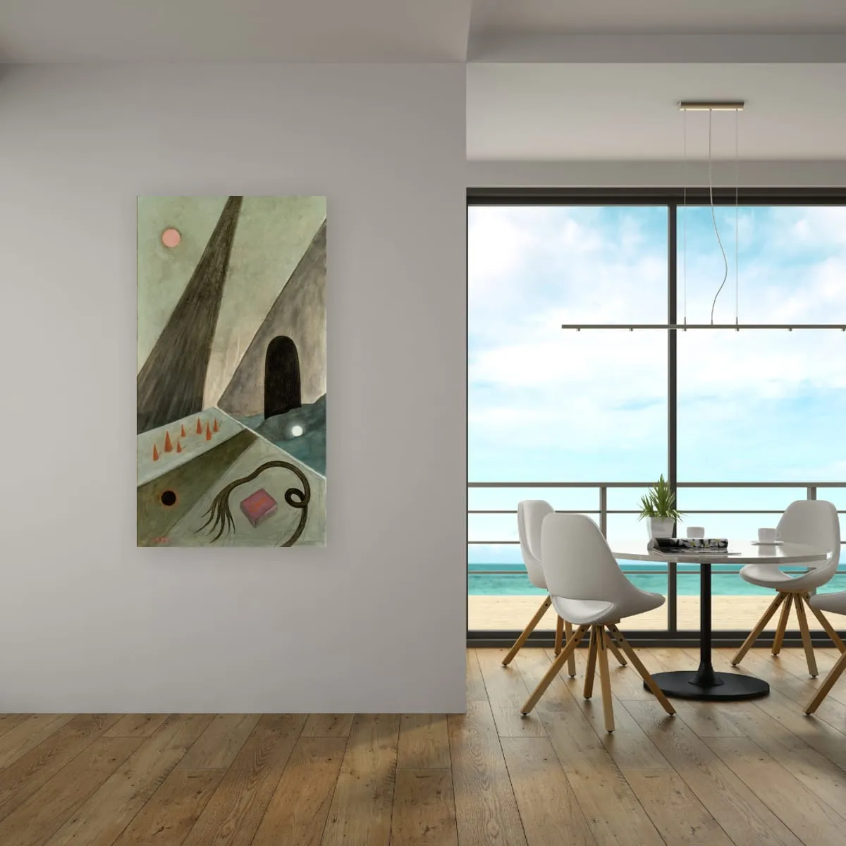 Image of Entry by ABRA, size: 75x40cm, made of Acrylic on canvas, Painting medium, from Lviv, priced at $390 Photo 7 of 8.