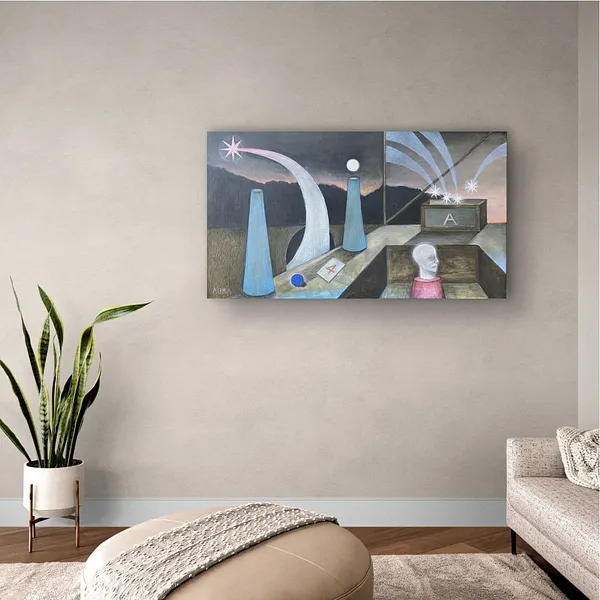 Image of Extended dream by ABRA, size: 70x40cm, made of Acrylic on canvas, Painting medium, from Lviv, priced at $500 Photo 10 of 10.