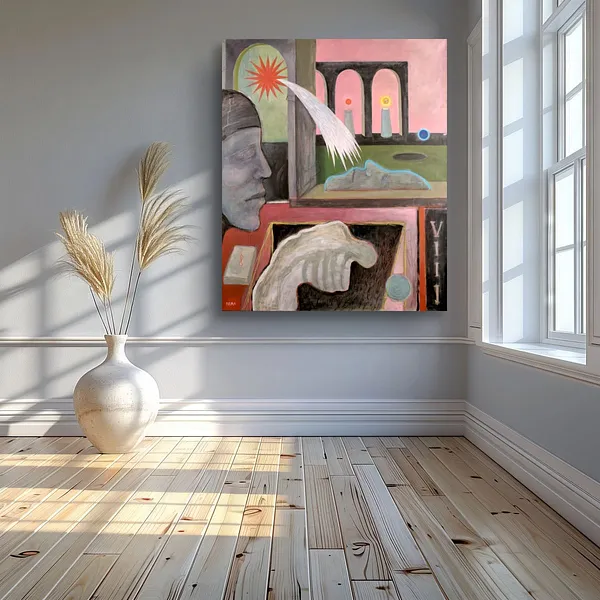 Image of 8 days by ABRA, size: 120x100cm, made of Acrylic on canvas, Painting medium, from Lviv, priced at $1000 Photo 7 of 9.