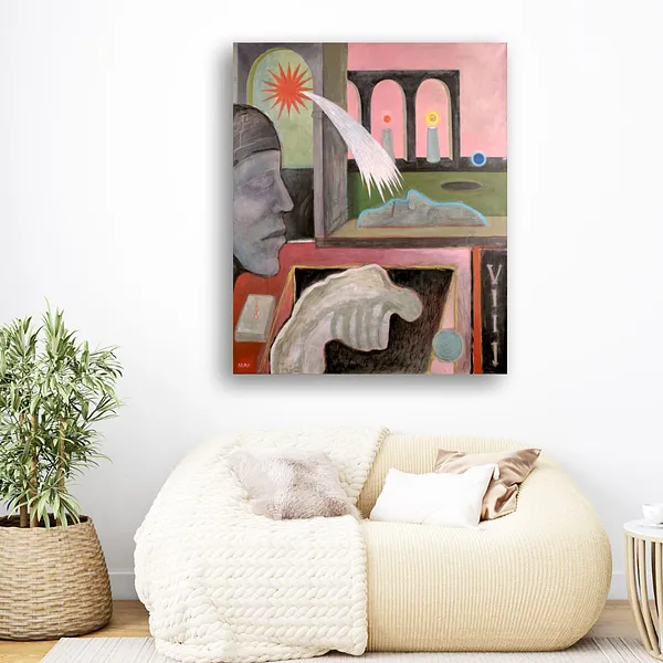 Image of 8 days by ABRA, size: 120x100cm, made of Acrylic on canvas, Painting medium, from Lviv, priced at $1000 Photo 8 of 9.