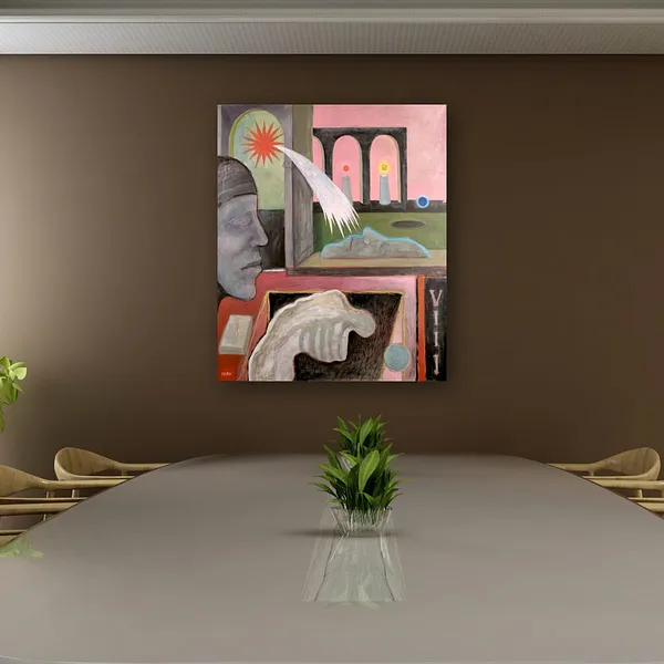 Image of 8 days by ABRA, size: 120x100cm, made of Acrylic on canvas, Painting medium, from Lviv, priced at $1000 Photo 9 of 9.
