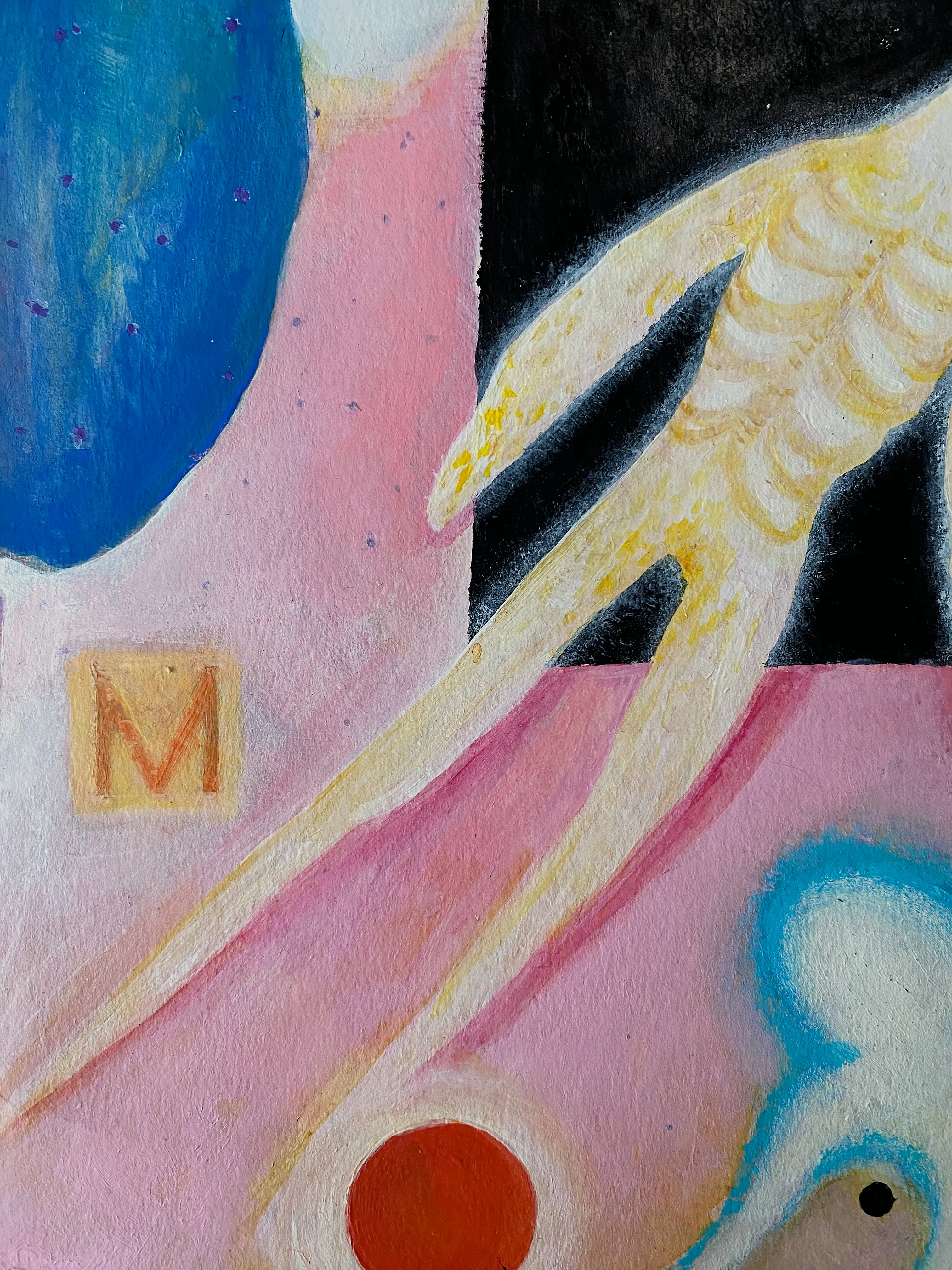 Image of Untitled by ABRA, size: 30 x 21 cm, made of Acrylic on watercolor paper, Painting medium, from Lviv, priced at $150 Photo 2 of 7.