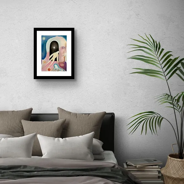 Image of Untitled by ABRA, size: 30 x 21 cm, made of Acrylic on watercolor paper, Painting medium, from Lviv, priced at $150 Photo 6 of 7.
