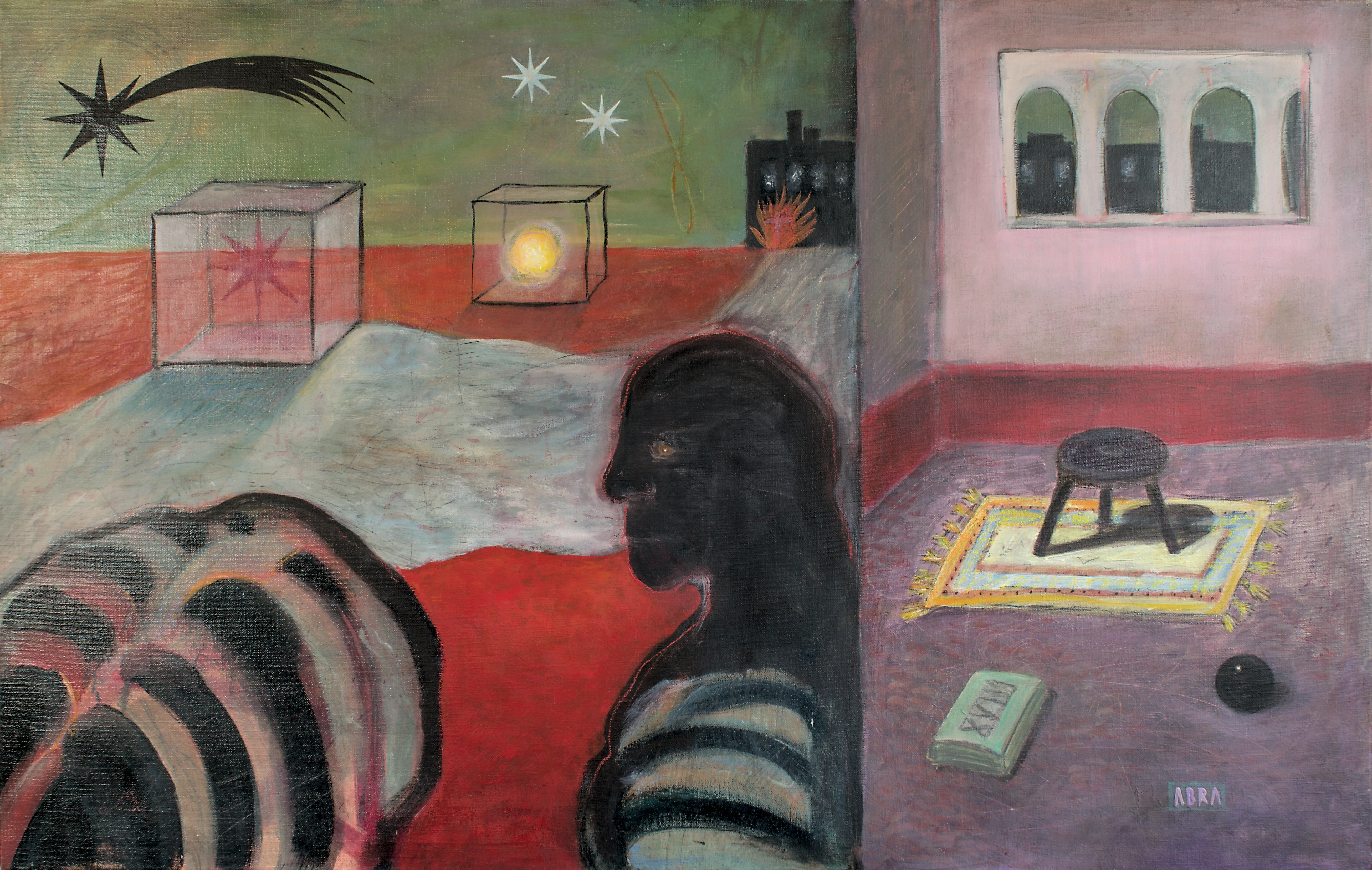Image of 8-18 by ABRA, size: 110x70 cm, made of Acrylic on canvas, Painting medium, from Lviv, priced at $750 Photo 1 of 9.