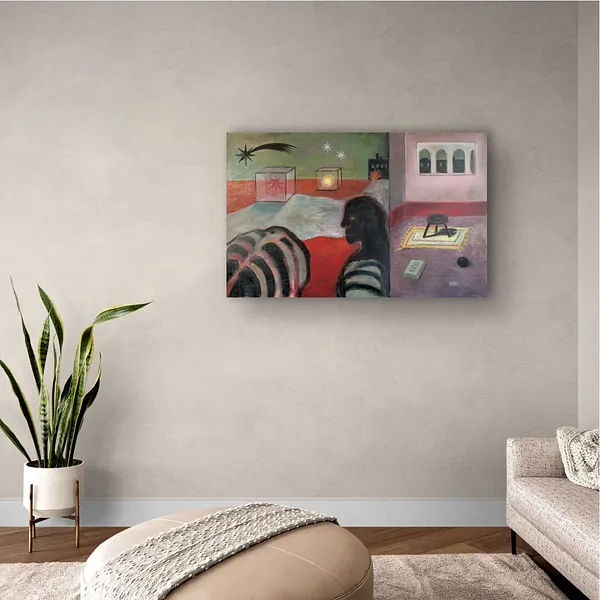 Image of 8-18 by ABRA, size: 110x70 cm, made of Acrylic on canvas, Painting medium, from Lviv, priced at $750 Photo 8 of 9.