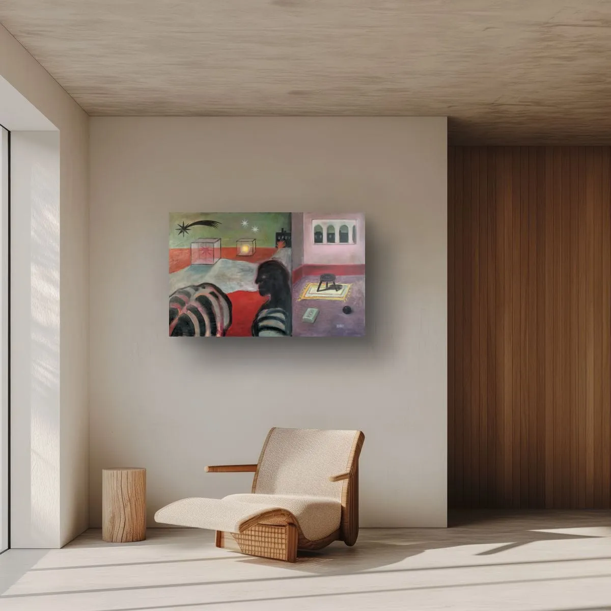 Image of 8-18 by ABRA, size: 110x70 cm, made of Acrylic on canvas, Painting medium, from Lviv, priced at $750 Photo 9 of 9.