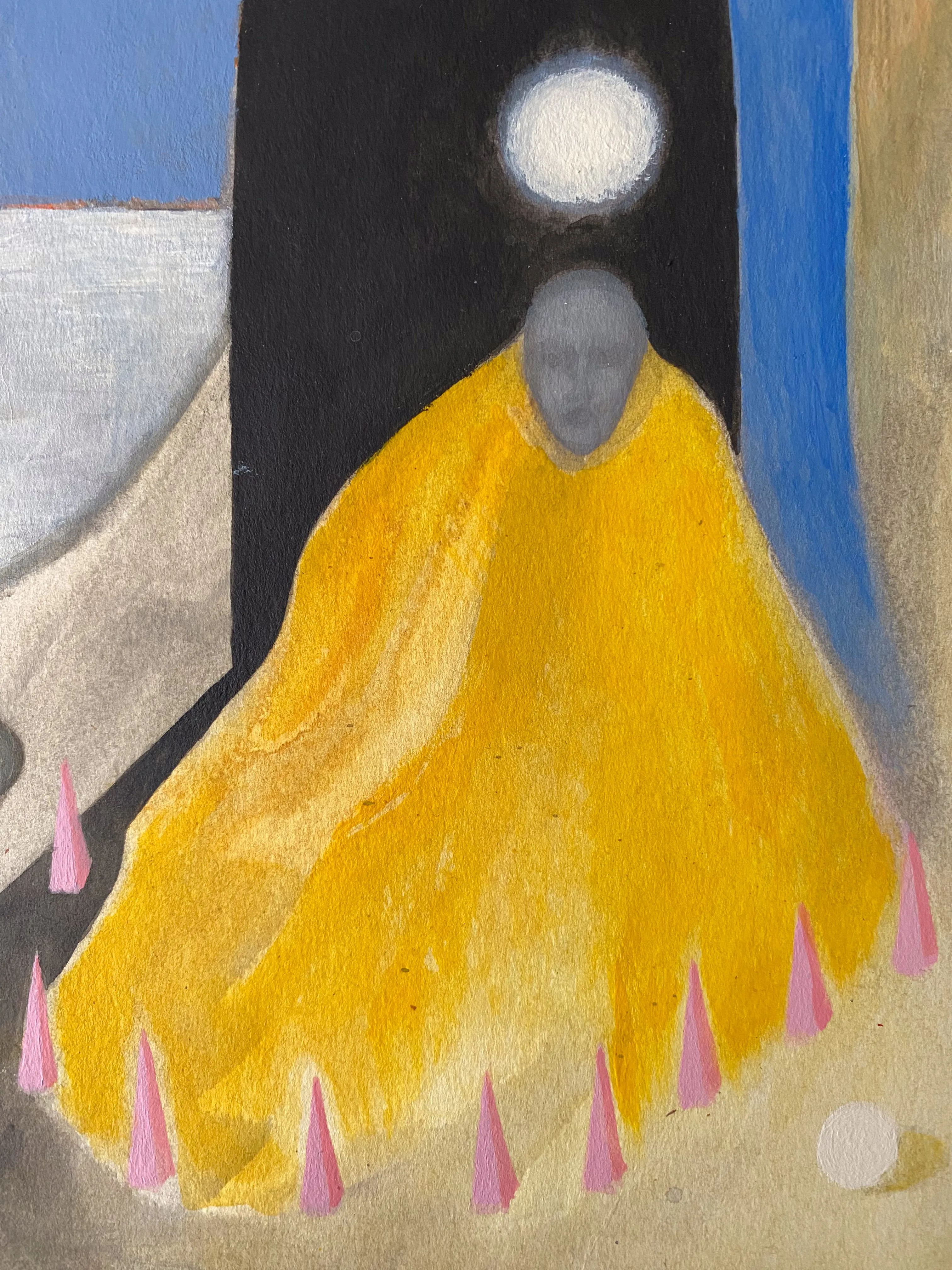 Image of Untitled by ABRA, size: 31x20 cm, made of Acrylic on watercolor paper , Painting medium, from Lviv, priced at $100 Photo 2 of 3.