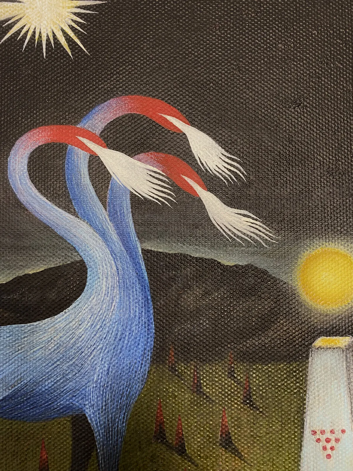 Image of Recurrence  by ABRA, size: 40x40cm, made of Acrylic on canvas, Painting medium, from Lviv, Ukraine, part of the Architecture of presence series, priced at $900 (≈ 40,348 грн) Photo 5 of 7.