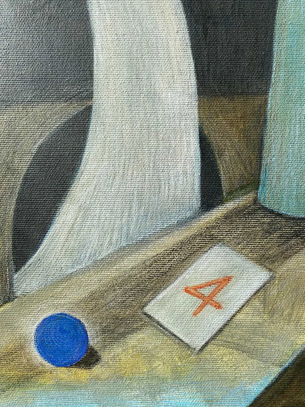 Image of Extended dream  by ABRA, size: 70x40cm, made of canvas,acrylic,colored pencil, Painting medium, from Lviv, Ukraiine, part of the Thresholds and omens series, priced at $650 (≈ 29,140 грн) Photo 3 of 5.